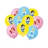 Princesa Rosa Desenho Animado Tema Festa de Aniversário Sonho Menina Decoração Pratos de Papel, Guardanapos, Toalha de Mesa, Arranjo de Louça Descartável