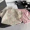 Ropa para Niñas 2026 Verano Nuevo Comercio Exterior Camisa Tie-Dye Floral Tridimensional con Corbata Conjunto de Dos Piezas de Manga Corta para Niños Venta al por Mayor