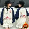 Ropa base estilo academia para niñas primavera y otoño 2026 nuevo estilo ropa infantil moderna niños medianos y grandes top para bebé con forro polar