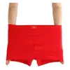 Algodão Puro Grande Benmingnian Vermelho Masculino Boxer de Cintura Alta Sorte plus size Solto Casamento Festivo Boxer