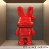 Lujo Ligero Chapado Eléctrico Conejo Adornos para Mueble de TV Accesorios para el Hogar Sala de Estar Entrada Mueble de TV Escultura de Muñeca Gama Alta