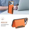 Capa de Couro Denior para iPhone 18 Pro, Carteira com Porta-Cartões Apple 17, Suporte, Capa Protetora 16 Pro