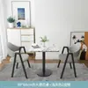 Mesa Pequeña Cuadrada de Ocio para Balcón, Mesa de Recepción de Oficina, Juego de Mesa y Sillas para Negociación, Mesa Sencilla para Comedor de Cafetería y Tienda de Té con Leche