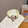 Laços de Cabelo Super Fofos da Série Snoopy, Elásticos de Cabelo Intestinais, Acessórios de Cabelo Personalizados Ins para Rabo de Cavalo, Faixas de Cabelo