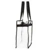 En stock Venta Caliente Amazon Bolso Transparente de PVC Bolso Mensajero Bolsa de Almacenamiento Bolsa para Juego de Pelota Concierto Playa Viaje