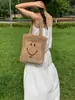 Bolso de Mano Tejido Hueco para Mujer 26 Nuevo Estilo Tejido a Mano Artístico Casual de Paja para Vacaciones en la Playa