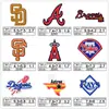 Patches Bordados com Logo de Time de Baseball em Estoque para Decoração de Roupas e Bolsas Patches de Reparo