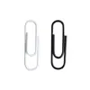 Clip de Papel Blanco Negro 28mm 33mm 50mm Clip de Papel Colorido Papelería de Oficina Marcador de Libros Bolsa Clip de Papel de Plástico