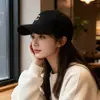 Gorra de Béisbol con Visera Rígida para Mujer, Estilo Coreano Primavera y Otoño, que Muestra la Cara, Visera Solar Pequeña de Moda, Ala Ancha, Gorra de Viaje Versátil para Protección Solar para Hombres
