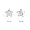 Decorações de Natal Estrela de Cinco Pontas Pingente de Acrílico Material para Miçangas de Diamante Estrela DIY Colar Tridimensional Pulseira
