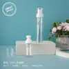 Frasco Borrifador de Essência 30ml, Frasco Branco para Loção 50ml, Frasco Portátil de Amostra Cosmética em Material PET