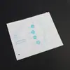 Saco Plástico com Zíper Fosco Branco Leitoso Personalizado para Atacado Filme Fosco PE Saco com Zíper Cross-Border Inglês Saco para Embalagem de Roupas com Proteção Solar