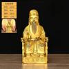 Estatua de Bronce del Emperador Wenchang, Figura de Bronce de la Estrella Wenqu, Decoración de Escritorio de Estudio en Casa para Oficina, Señor de la Estrella Wenchang