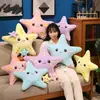 Almohada de Estrella de Mar de Dibujos Animados, Peluche Pequeño de Estrella Colorida, Adorno Colgante Pequeño, Muñeco, Accesorio para Fotos