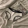 Calcinhas de algodão femininas, fundo 100% algodão, sem costura, cintura média, estilo fino de verão, estilo japonês para meninas, calcinhas triangulares plus size para estudantes