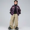 Roupas Infantis da Moda Street Dance Hip-Hop Jaquetas Descoladas para Meninos Calças Cargo Roupas Estilosas para Apresentações de Hip-Hop Infantil
