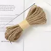 Corda de Cânhamo Natural Multiespecificação Materiais para Artesanato DIY Atacado Corda de Cânhamo Natural Colorida para Paredes de Fotos e Cordas de Etiquetas