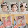 Faixa de cabelo de bebê feminino Faixa de cabelo de bebê coreano Verão Fontanela fina Proteção 0-36 meses 100 dias Foto Headwear Bonito