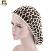 Red Trenzada de Ganchillo Hecha a Mano para Mujer, Bolsillo de Malla, Sombrero para el Cabello de Placa de Malla, Gorro de Noche, Lazo Retro, Estilo Retro