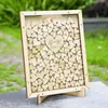 Corazón de Madera Forma de Estrella de Madera Creativa Tarro de Recompensas Tarro de Deseos para Niños con Soporte Tarro de Recompensas de Puntos de Aprendizaje de Autodisciplina