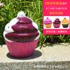 Ornamentos Grandes de Sorvete Simulado Escultura de Sobremesa ao Ar Livre Decoração de Macaron Donut Cone Loja de Bebidas Geladas Fibra de Vidro