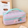 Bolsa de Cosméticos de Aspecto Elegante y Linda, Corazón Femenino, Bolsa de Almacenamiento de Productos para el Cuidado de la Piel de Gran Capacidad, Bolso de Mano, Bolsa de Aseo de Viaje