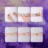 Pegatinas de Tatuaje Temporales de Mandala Kaleidoscope Herbal Impermeables y a Prueba de Sudor de Larga Duración Pegatinas de Tatuaje Geniales para Hombres y Mujeres en Brazos y Pecho