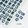Conjunto de 10 Peças de Strass Pequenos Octogonais para Nail Art Dongzhou, Mini Irregulares Octogonais Pequenos de Vidro K9 com Fundo Pontiagudo 6*8, Cristal Dongzhou