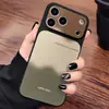 Funda de Teléfono Color Café Degradado Adecuada para iPhone 17 Pro Max, Apple 16 Pro, 15 Pro, Funda de Cuero Niche 16, Apple 17