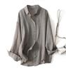 2024 Novas Mulheres Primavera e Verão Manga Comprida Protetor Solar Camisa Fina Solta All-match Ar-condicionado Camisa Casual Commuter Outer Wear