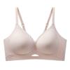 Sujetador Push-Up Cómodo Transpirable con Copas Fijas para Mujer, Sin Aros, Soporte Suave, Recogida Lateral Integrada