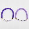Europa y Estados Unidos moda transfronteriza TUYRIEDSA álbum serie morada arcilla blanda pulsera de amor 2 juegos al por mayor