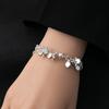 Pulseira Europeia e Americana Transfronteiriça de Metal Borboleta de Alta Qualidade Feminina Nicho Vento Frio Chave Sol Ajustável