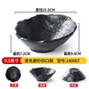 Vajilla de melamina estilo japonés restaurante de hot pot tazón de verduras verdes especial creativo plástico biselado cubo de verduras tazón de condimentos para buffet