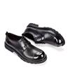 Zapatos de Dedo Gordo Zapatos de Cuero Calado para Hombre Zapatos de Negocios Modernos para Combinar con Todo de Suela Gruesa Sandalias de Hombre Transpirables con Agujeros y Punta Redonda