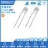F3/3MM cabeça redonda sem moldura neblina plugue direto contas de luz indicadora pés longos pés curtos luz de energia brilhante tubo secundário emissor de luz fabricante