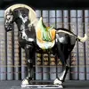 Luoyang Tang Sancai Cavalo Cerâmica Cavalo Enfeites Seis Cavalos Casa Sala de Estar Escritório Decoração Artesanato Presentes Enfeites de Fortuna