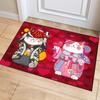 Alfombra de gato de la suerte, antideslizante, para sala de estar, dormitorio, entrada, puerta de entrada, baño, cocina