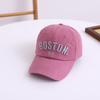 BOS. Gorra de béisbol con letras bordadas para niña, gorro infantil de primavera, combinable con todo, protector solar y lengüeta de pato, 1630