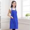 Delantal Publicitario Coreano de Moda de Color Puro con Impresión de Logotipo Algodón Puro Impermeable y a Prueba de Aceite Ropa de Trabajo de Cocina al Mayoreo
