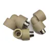 Codo de alambre exterior PPR 20 25 4 puntos 6 puntos rosca exterior codo de alambre exterior accesorios de tubería de agua fría y caliente unión