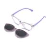 Gafas de Sol para Niños Clip Clip Colgante Juego de Gafas Gafas Polarizadas Anti-ultravioleta Gafas de Doble Propósito Montura de Gafas Planas JC7364