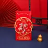 Sobres rojos hechos a medida para Año Nuevo y Festival de Primavera, nuevos sobres rojos tridimensionales 3D, sobres creativos personalizados para dinero de la suerte, venta al por mayor