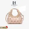 Mini bolso de princesa dulce y lindo para niñas, encaje de lunares pequeño lazo estilo Chanel accesorio para padres e hijos bolso cruzado para niños