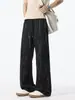 Pantalones deportivos rectos inclinados, talla grande 2026, para hombre, verano, retro, tie-dye, holgados, estilo americano, nuevos pantalones fluidos