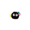 Lindo dibujos animados divertido broche de cerdas Monstruo súper lindo insignia de cerdas negras hebilla de mochila de dibujos animados corsage femenino al por mayor
