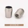 Sino de Metal Cilíndrico para Pendurar Cabeça da Corda Passante Fivela de Liga Eletrogalvanizada Botão de Fivela de Cauda para Corda de Calça Jinda