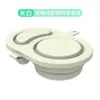 Caixa de Temperos com Duas Compartimentos Transfronteiriça, Recipiente Portátil para Lanches e Molhos, Caixa Selada para Armazenamento e Conservação de Lanches, Recipiente de Silicone de Grau Alimentício para Molho