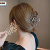 Corea del Sur oso hueco clip de metal hembra verano parte posterior de la cabeza clip grande de tiburón pinza para el cabello pinza para el cabello celebridad de Internet accesorios para el cabello