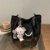 Bolso de moda coreano de moda para mujer, nuevo modelo de primavera, bolso de hombro casual de gran capacidad, elegante bolso tote para el día a día